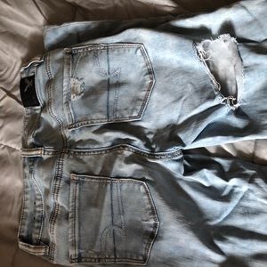 AE distressed jeans size 4 high waisted
